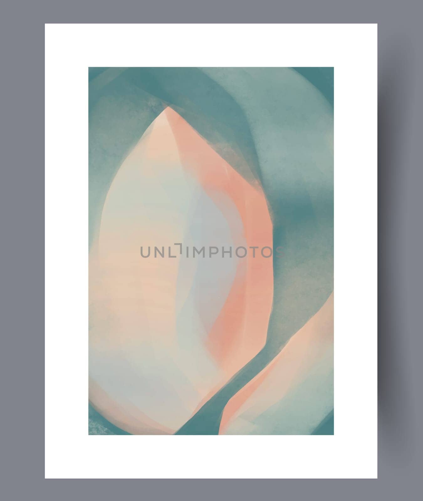 Abstract lines modern sketch wall art print. Printable minimal abstract lines poster. Contemporary decorative background with sketch. Wall artwork for interior design.