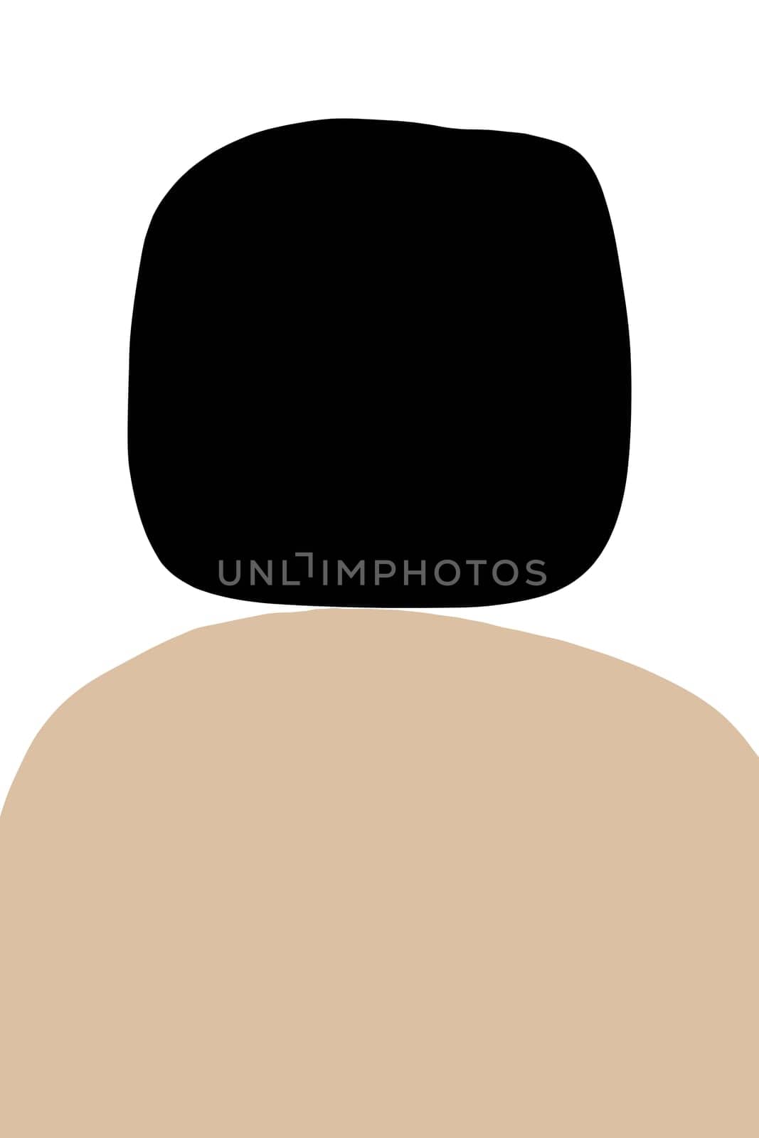 Abstract band creative template wall art print. Wall artwork for interior design. Contemporary decorative background with template. Printable minimal abstract band poster.