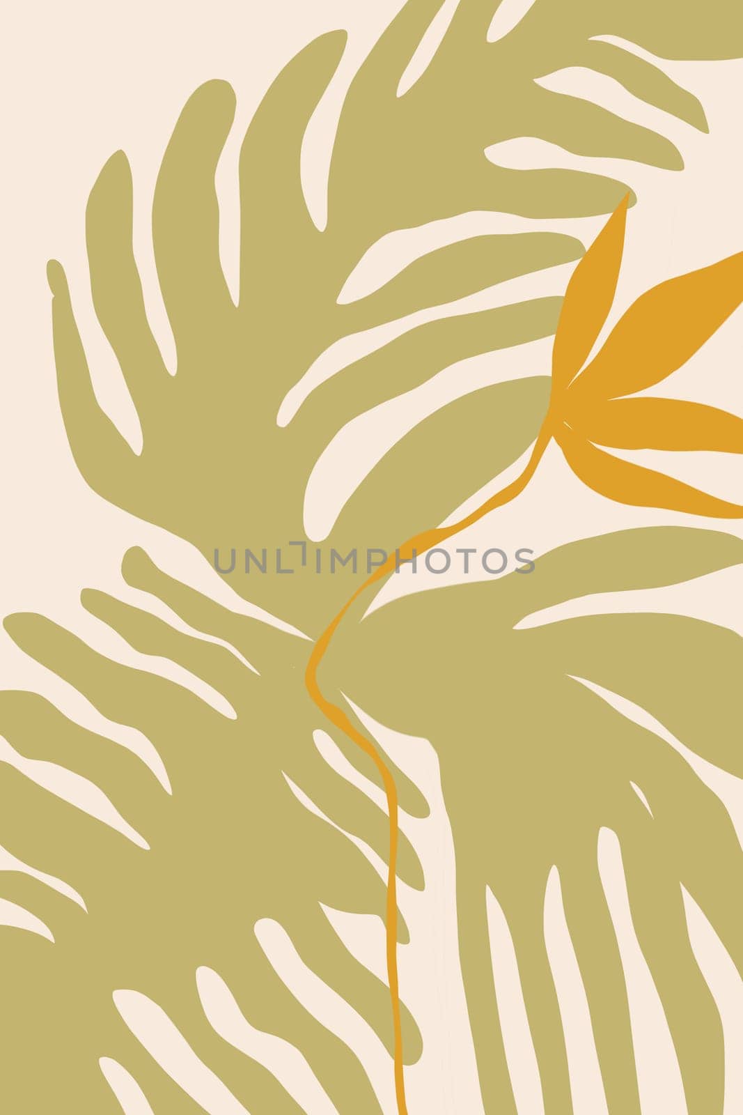 Printable wall art poster print. Hand drawn minimalism design for scandinavian interior.