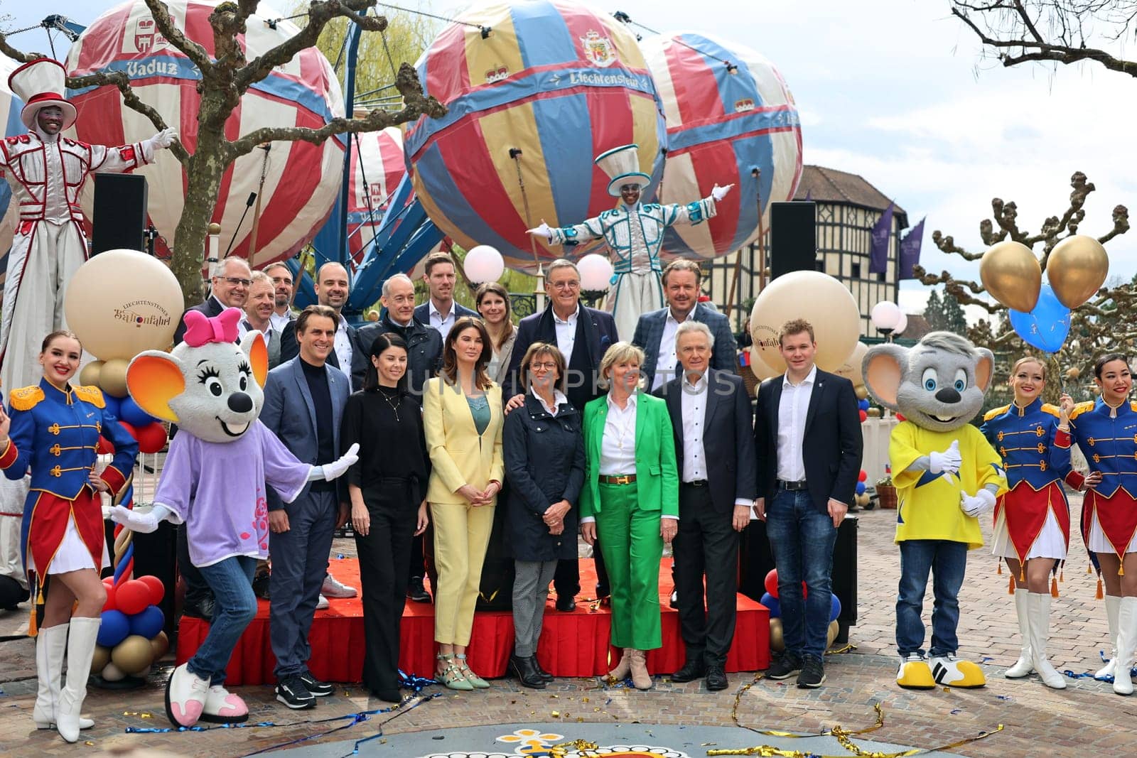 16th theme area is the Fürstenturm Liechtenstein,with a Liechtenstein balloon ride in the Europapark Rust at the press conference for the season opening 2023 the project was presented