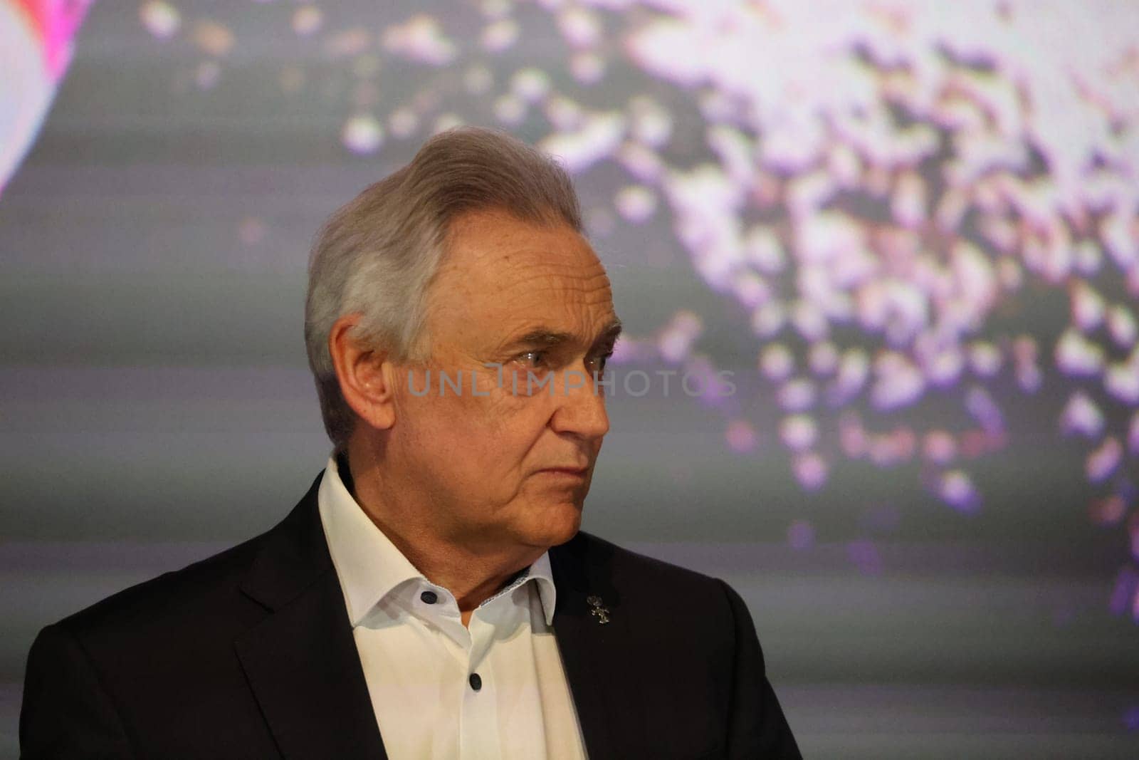 Jürgen Mack (Managing Director Europapark Rust) at Europapark Rust at the press conference for the season opening 2023