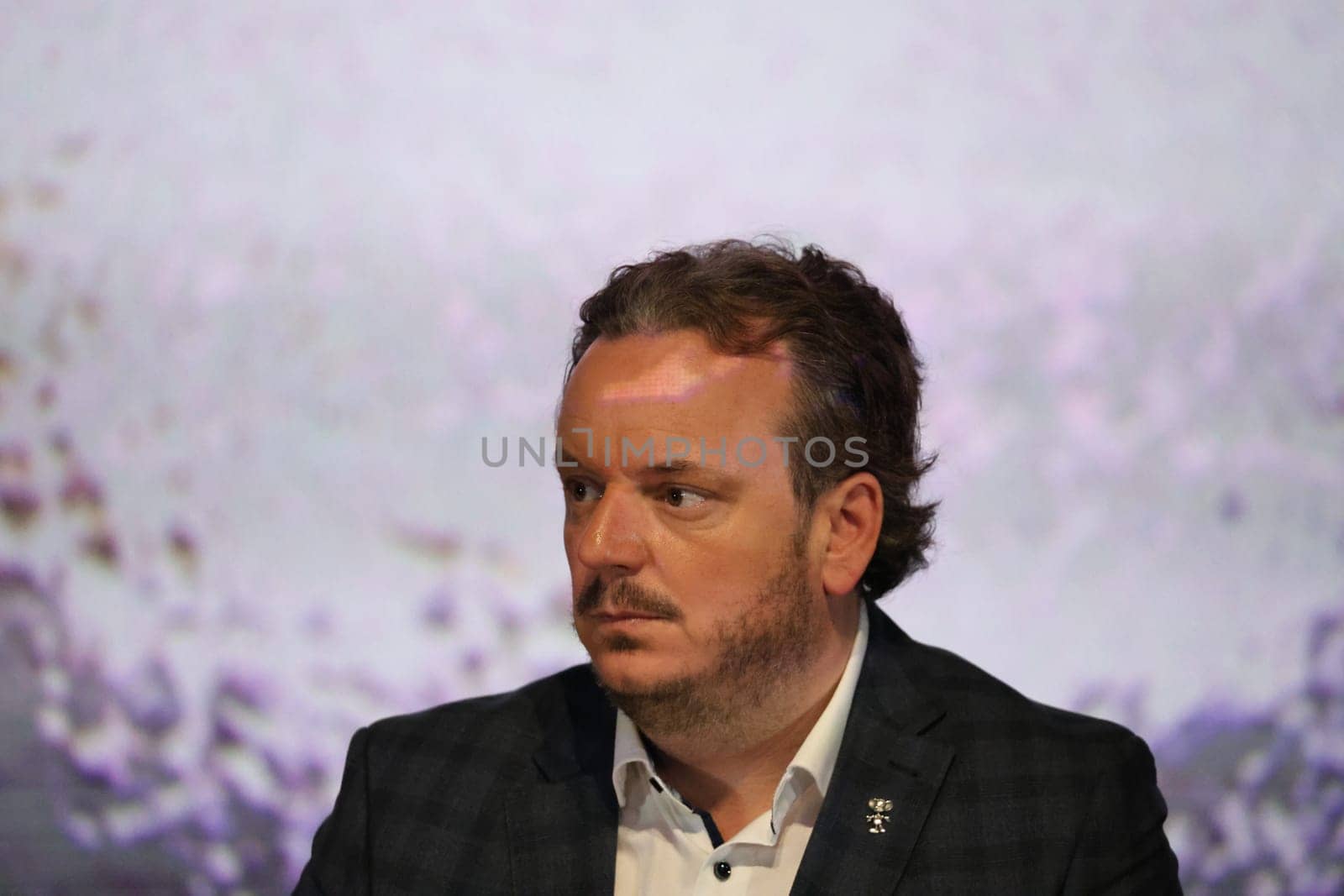 Michael Mack (Junior Manager Europapark Rust) at Europapark Rust at the press conference for the season opening 2023
