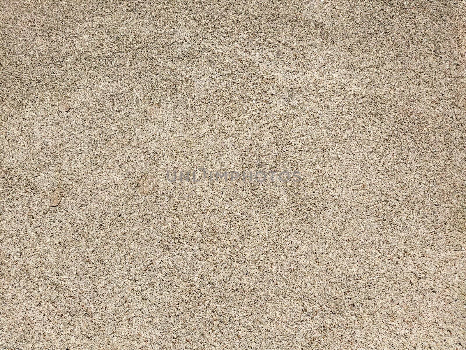Concrete surface with multi-colored blotches of small stones. Light beige tone. Wall of a building or concrete slab. Close-up. Pockmarked cement surface. Interior option.
