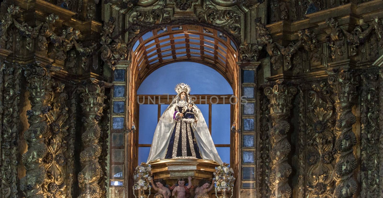 Fuente del Arco - Spain - Nov 1st, 2022: Our Lady of Ara, Fuente del Arco, Badajoz, Spain.