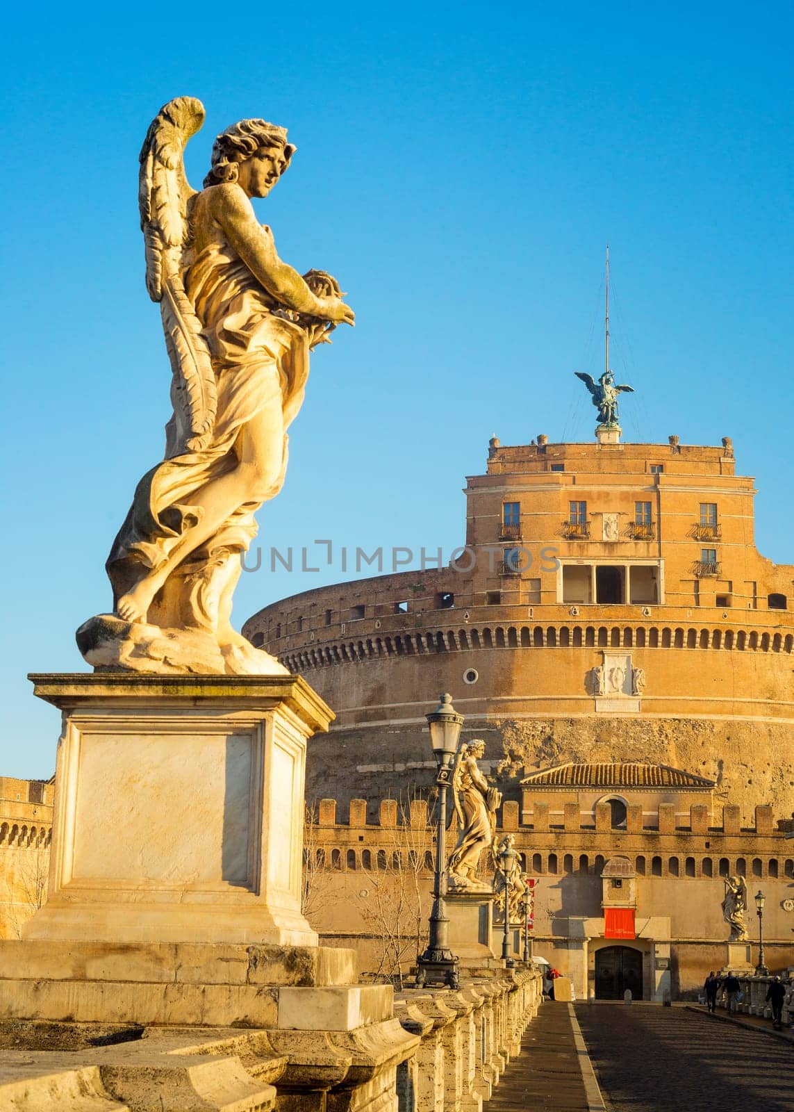Sant Angelo Castle and Bridge in Rome