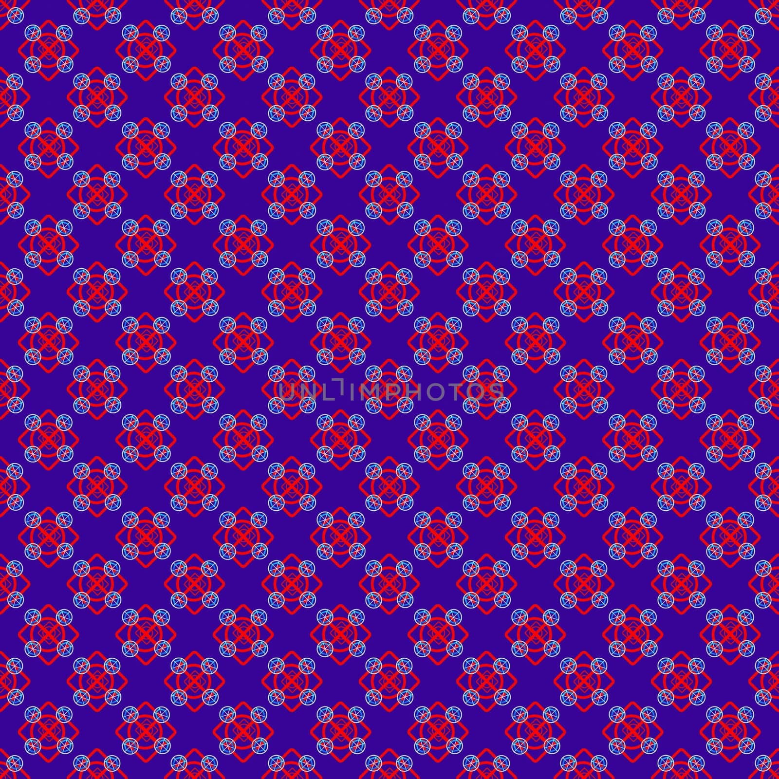 Abstract seamless polygon pattern on purple background