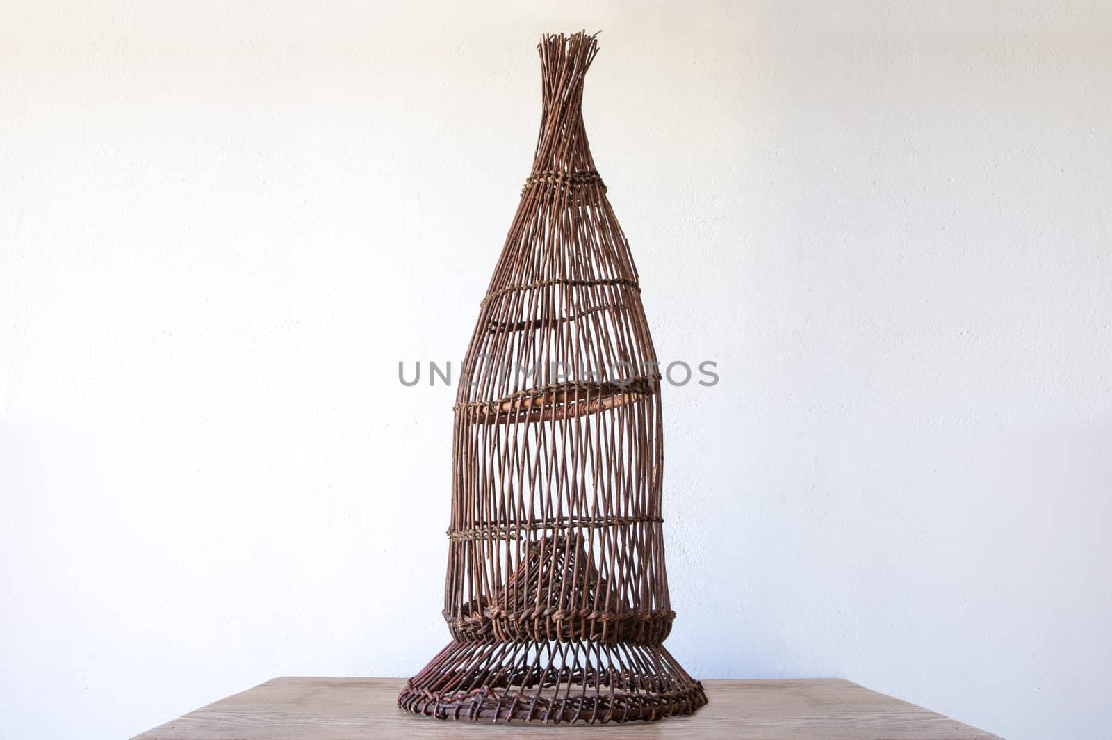Garlito or fish trap. Trap traditionally used by the fishermen of the Guadiana river