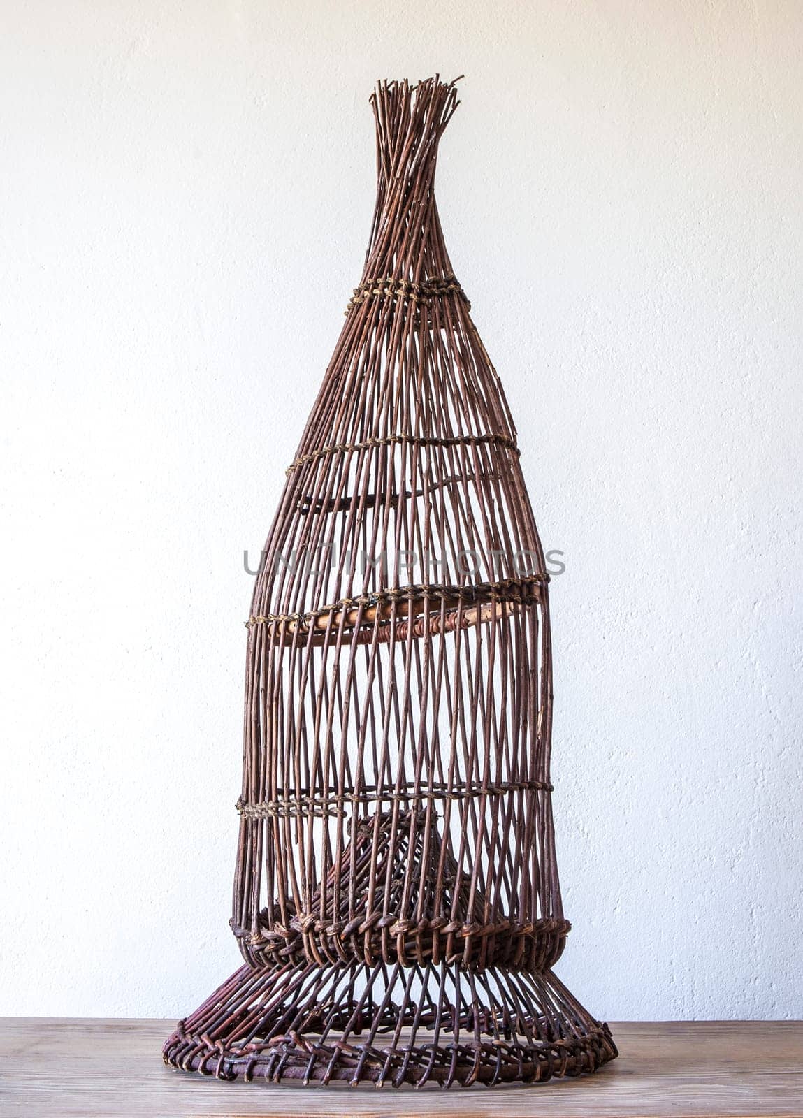 Garlito or fish trap. Trap traditionally used by the fishermen of the Guadiana river