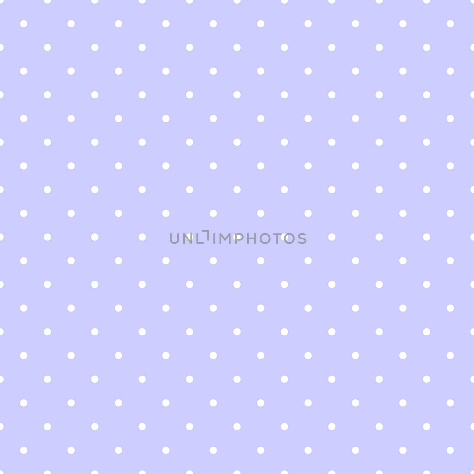 Seamless vector pattern with white polka dots on a pastel blue background. For website design, desktop wallpaper, kids background, art, decoration or scrapbook.