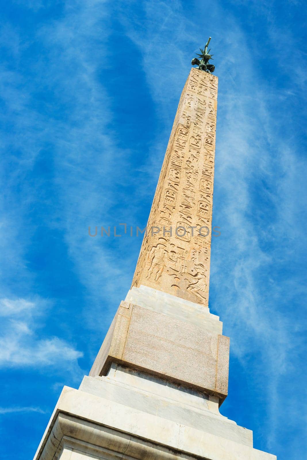 Rome, Italy - Egyptian obelisk in Piazza Navona