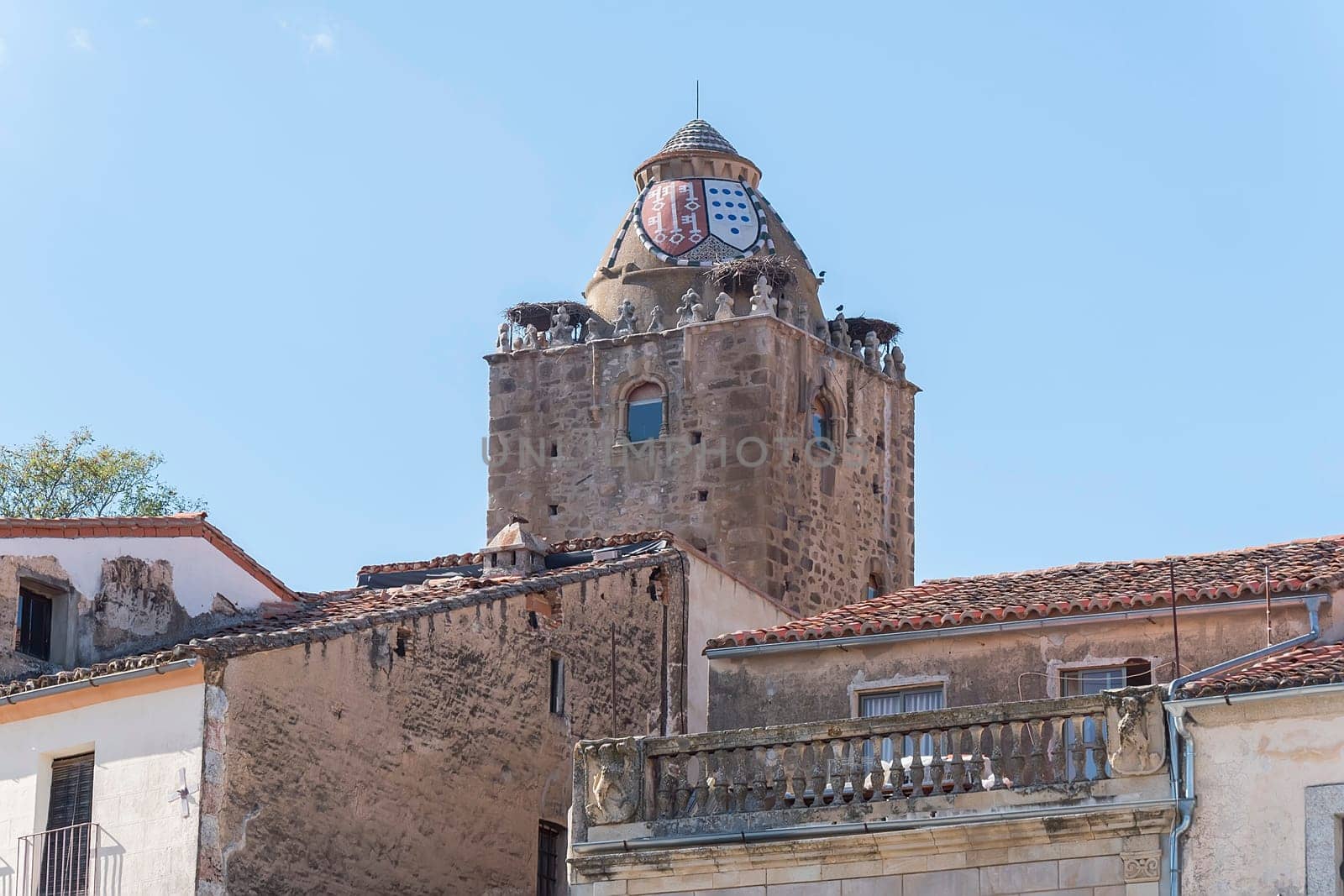 16th century palace house in Trujillo, town in the province of caceres in spain.