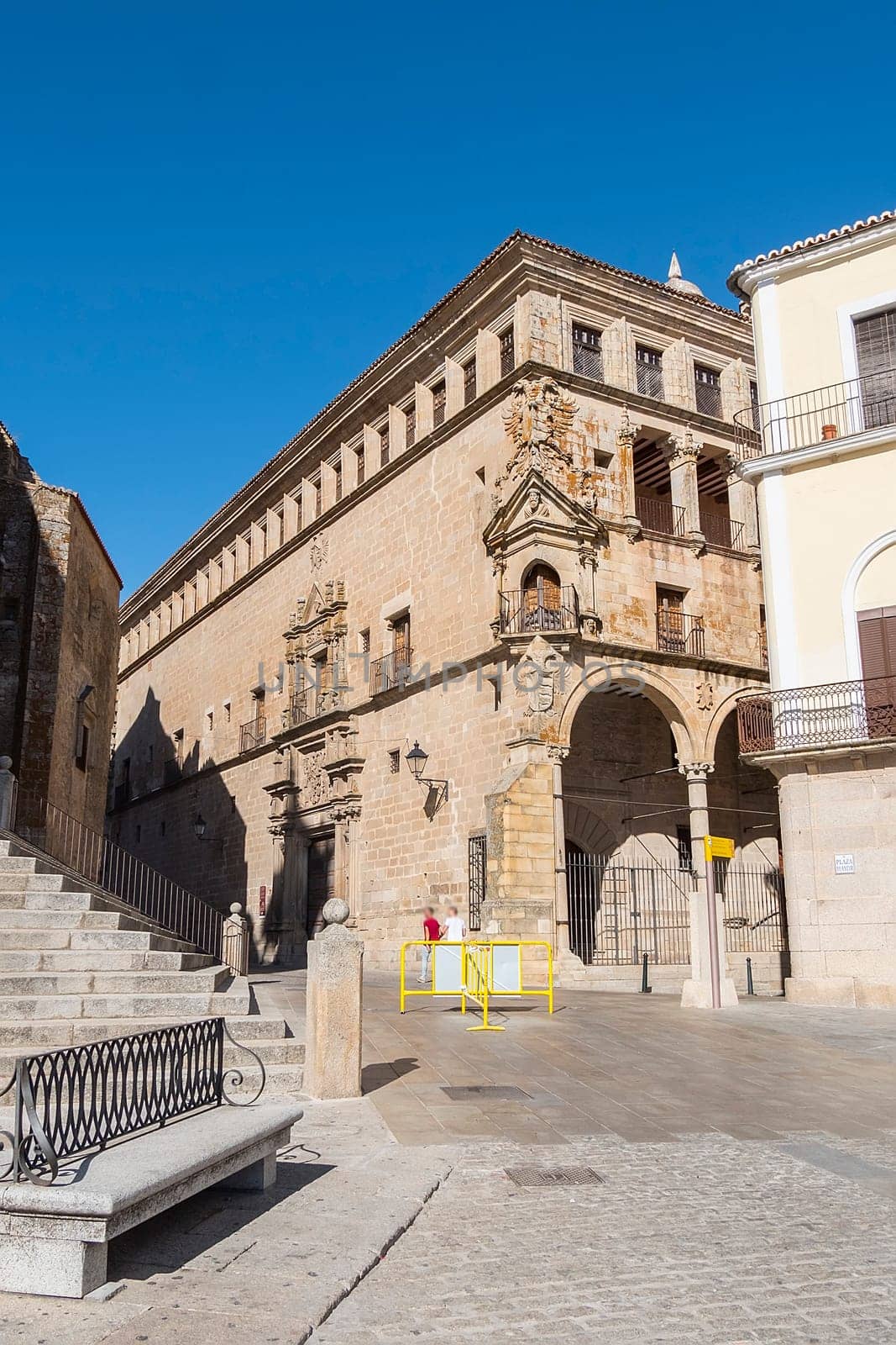 San Carlos Palace in Trujillo, a town of Caceres province in Spain