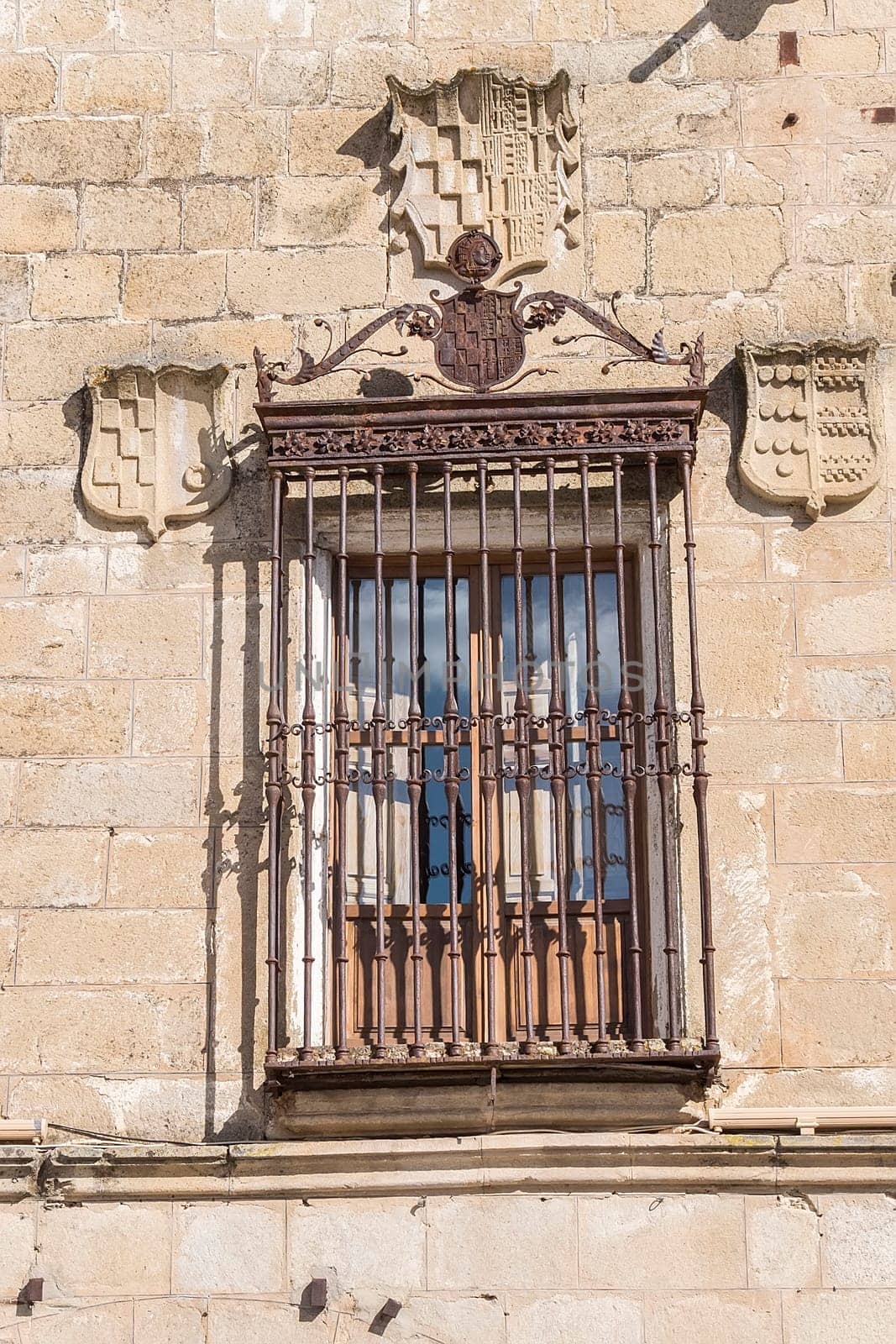 Orellana Toledo Palace in Trujillo, a town of caceres province, Spain.