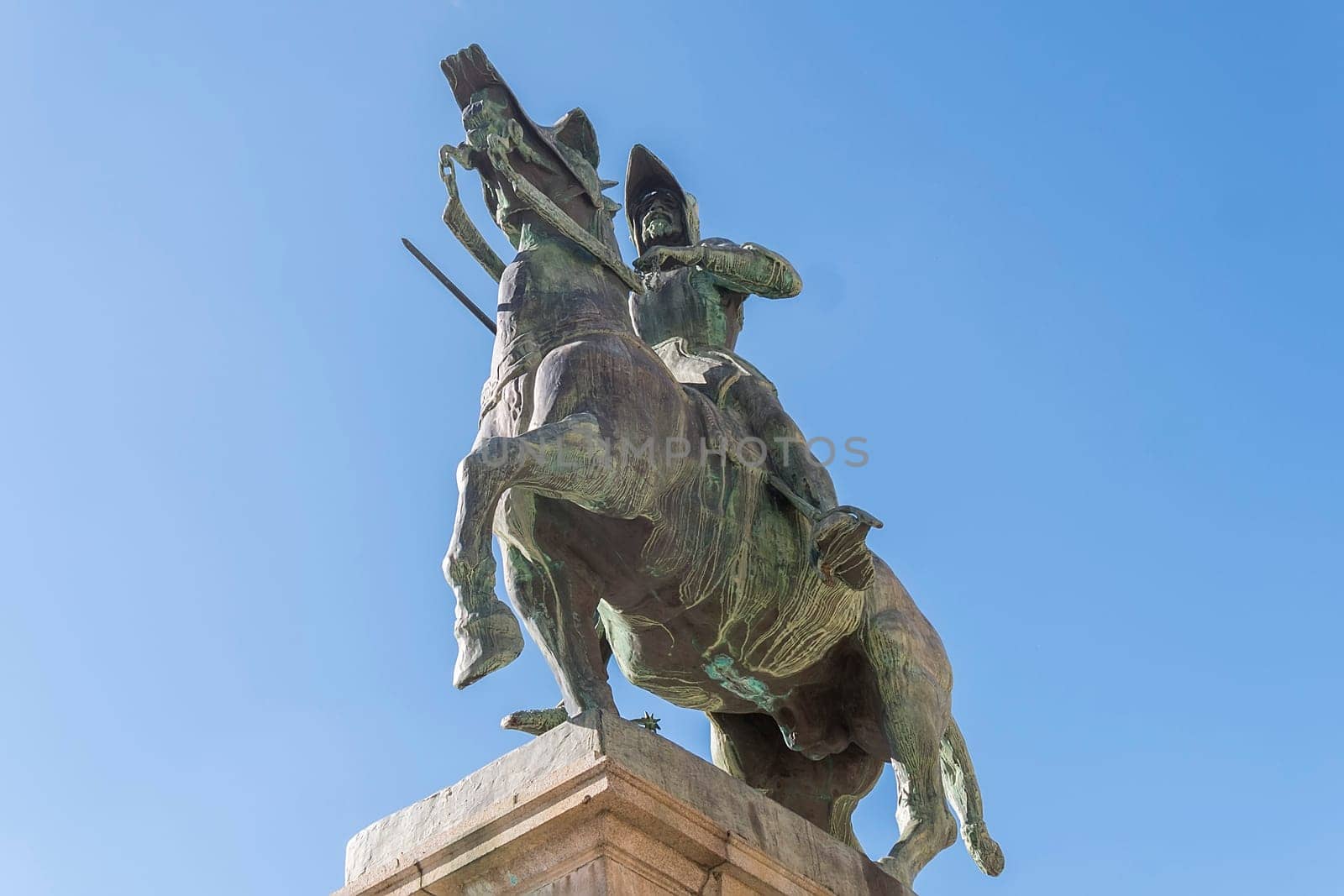 Statue of Francisco Pisarro (Trujillo, Caceres, Spain).