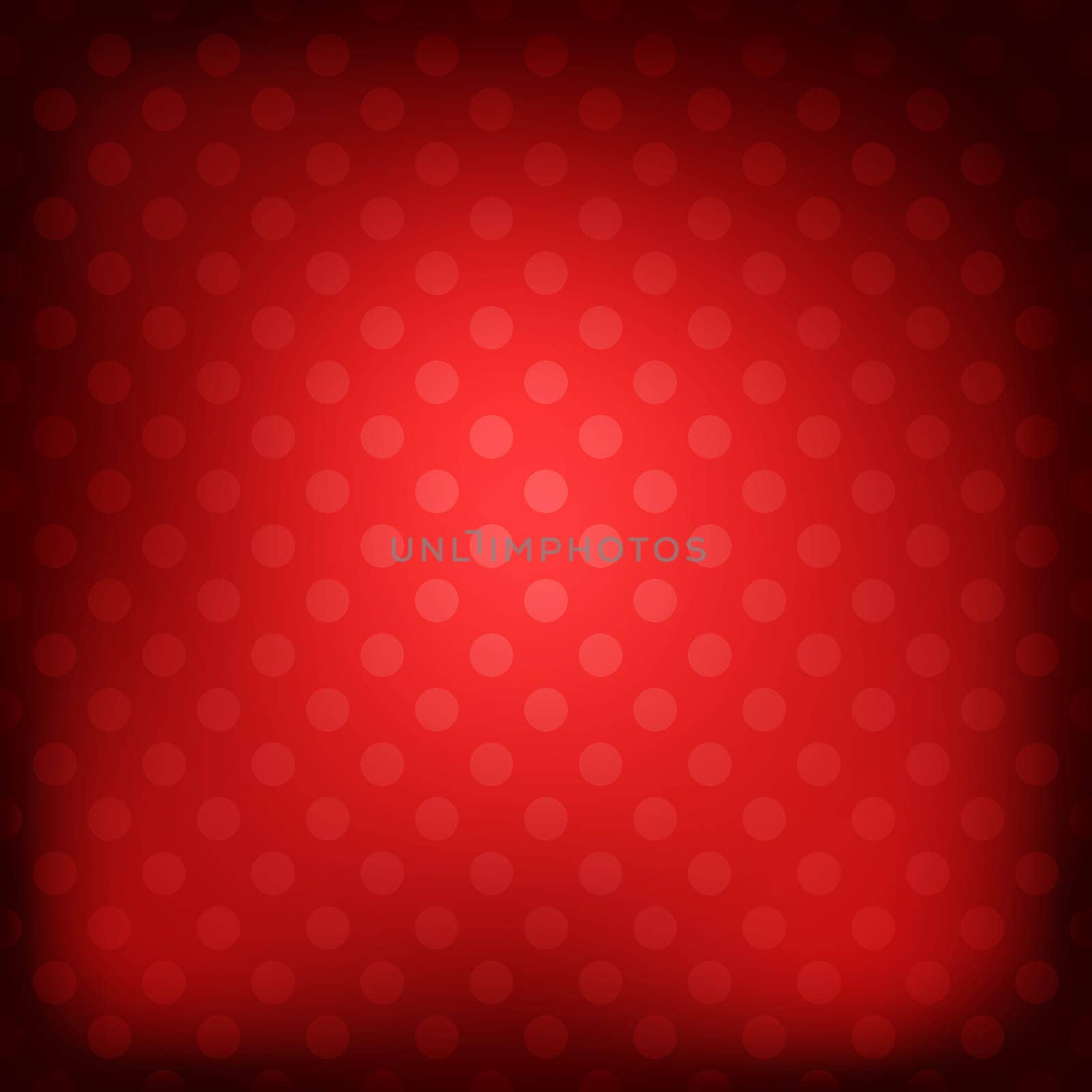Polka dot red background. Vector illustration