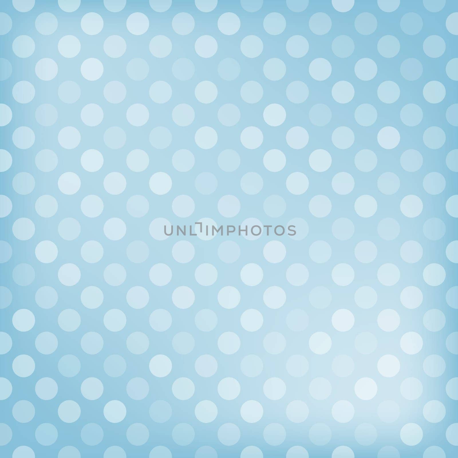 Polka dot blue background. Vector illustration