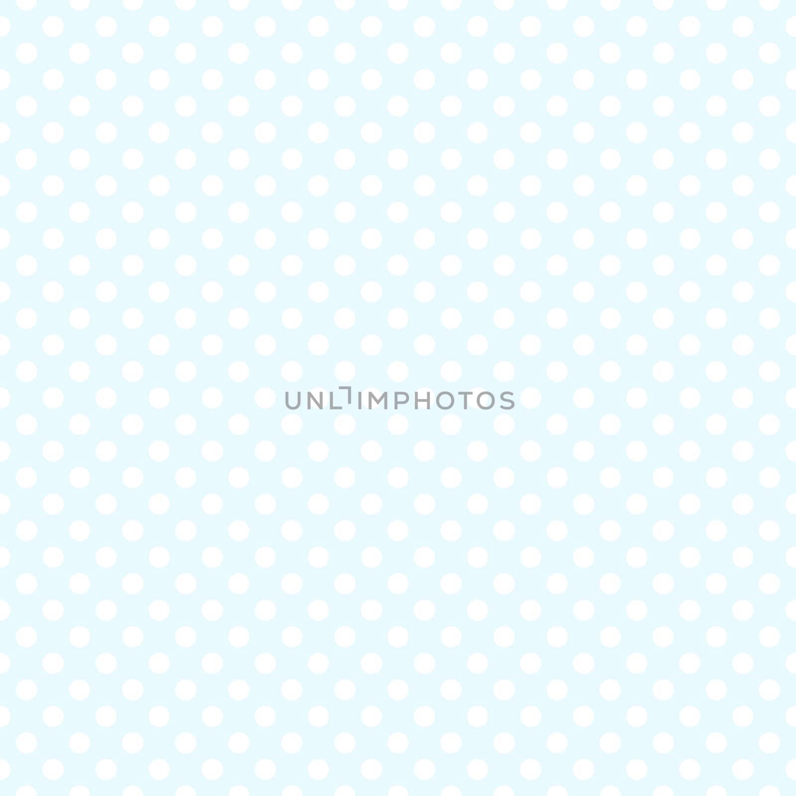 Seamless blue polka dot background pattern