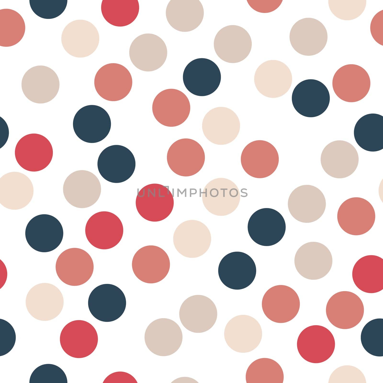 Colorful dot seamless background pattern illustration