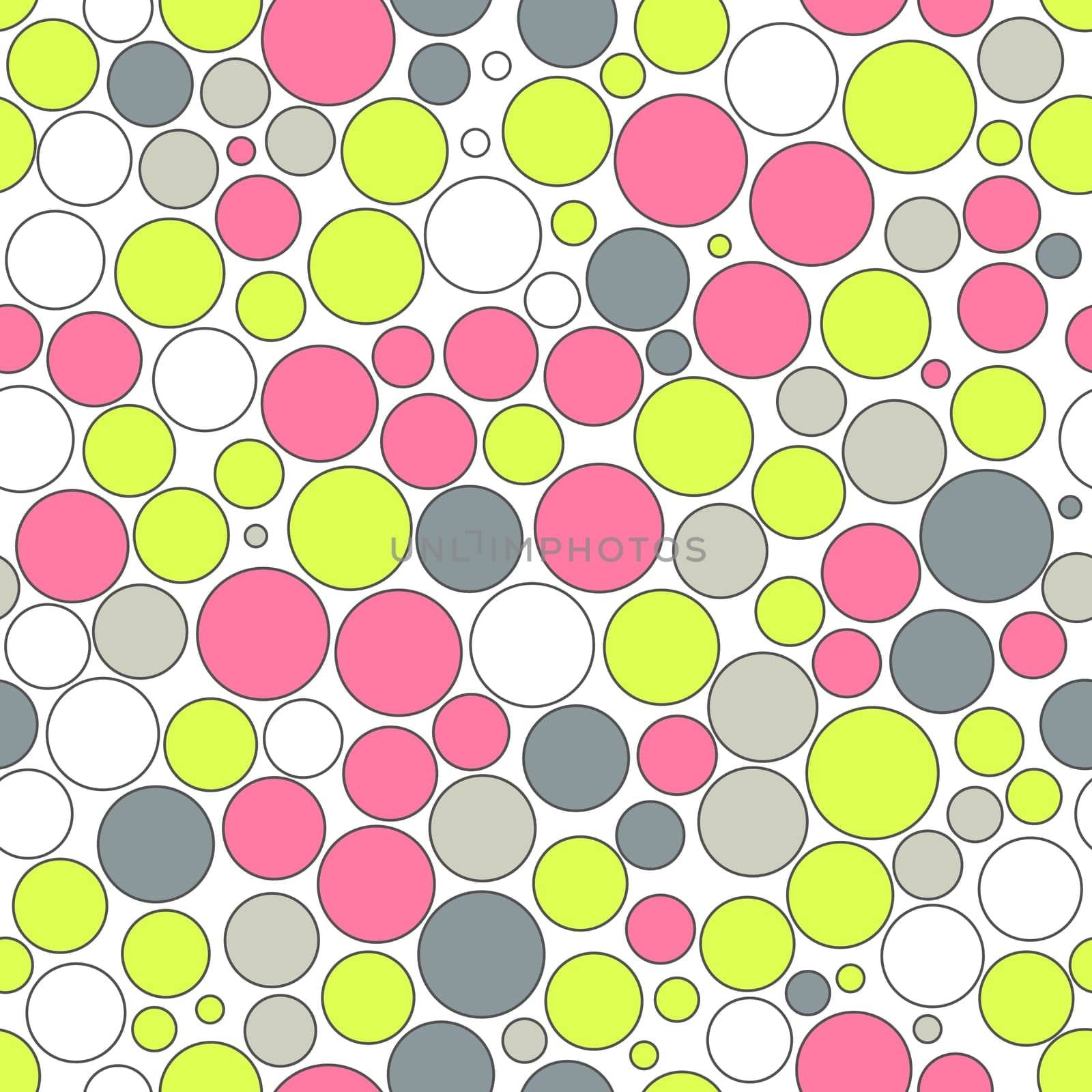 Abstract seamless background with colorful dots