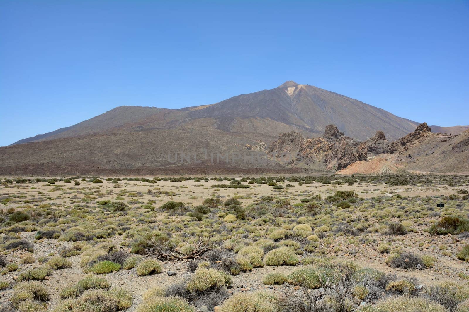 The Pico del Teide mountain on the Canary Island of Tenerife, Spain