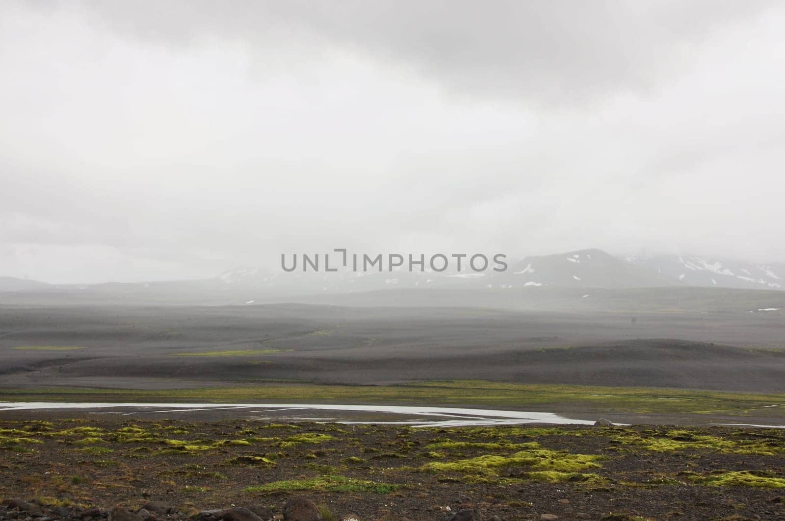 Scenic view of endless space and nature in Iceland