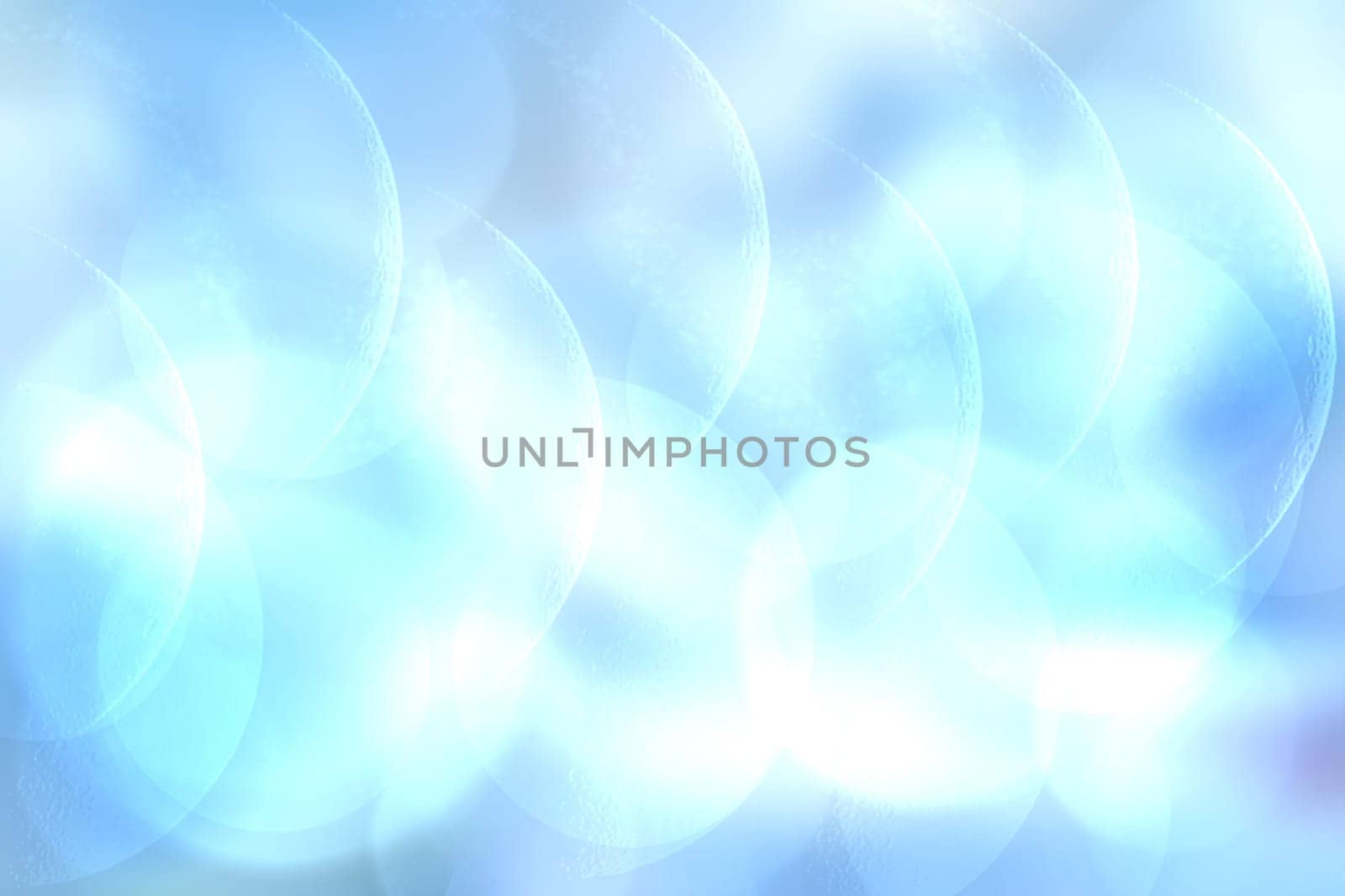 Abstract colorful blue modern futuristic technology and business background texture with bokeh circles. Beautiful business and science presentation backdrop. Space.