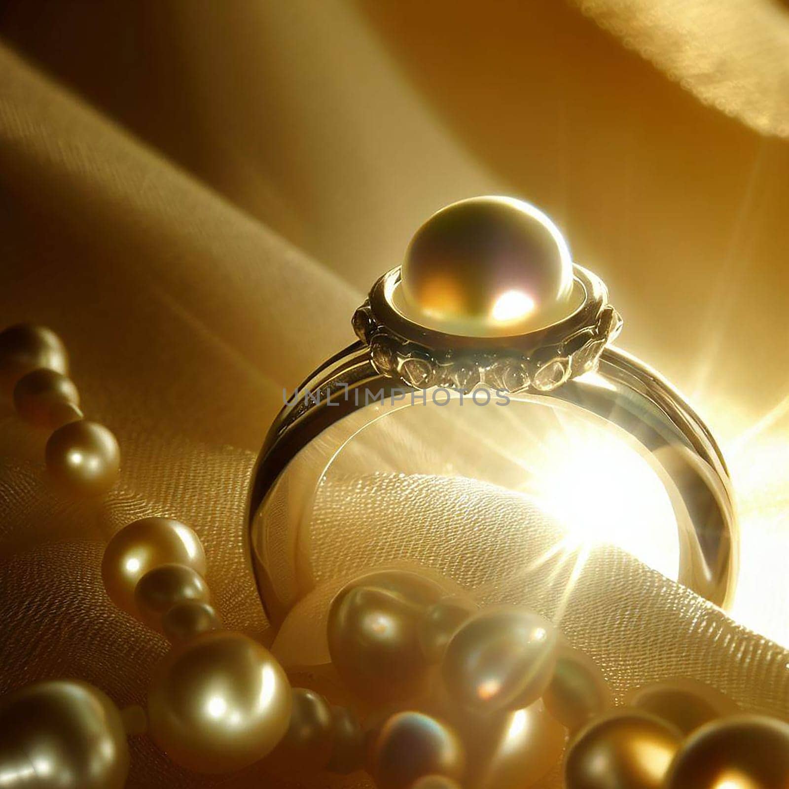 The WEdding ring desing with nice light yellow color