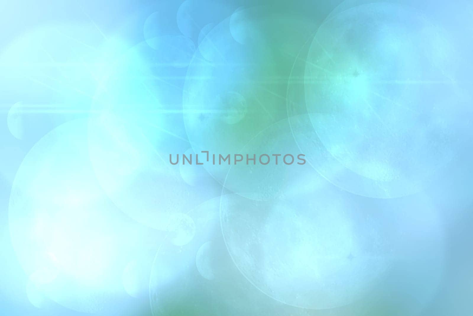 Abstract colorful blue modern futuristic technology and business background texture with bokeh circles. Beautiful business and science presentation backdrop. Space.