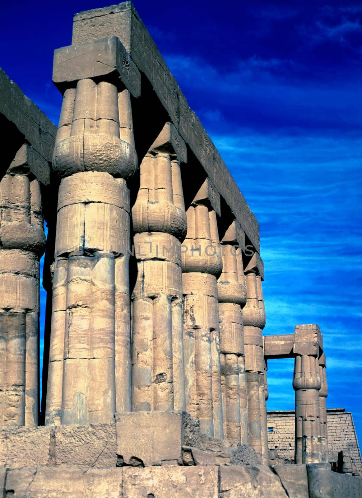 Colonnade in  Karnak Temple, Luxor