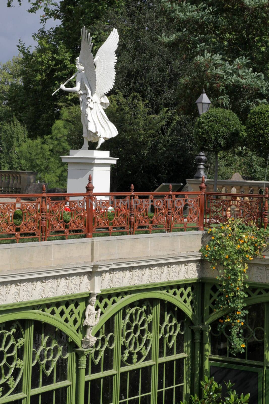 Statue of an angel at Schwerin Castle