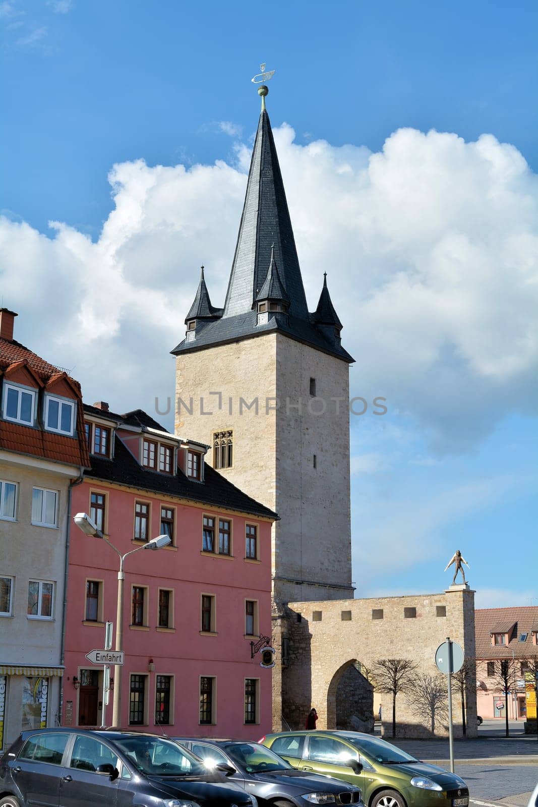 JohannistorTurm in the old town of Aschersleben
