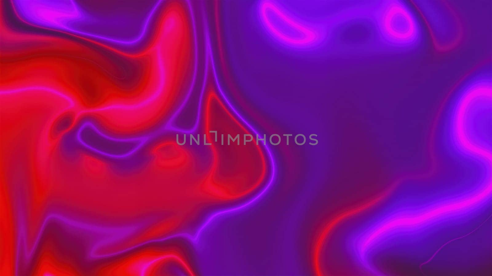 Wavy neon lines. Computer generated 3d render