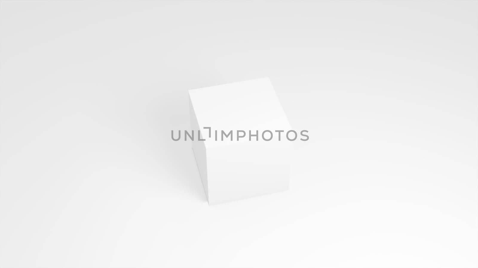 white square composition. Computer generated 3d render