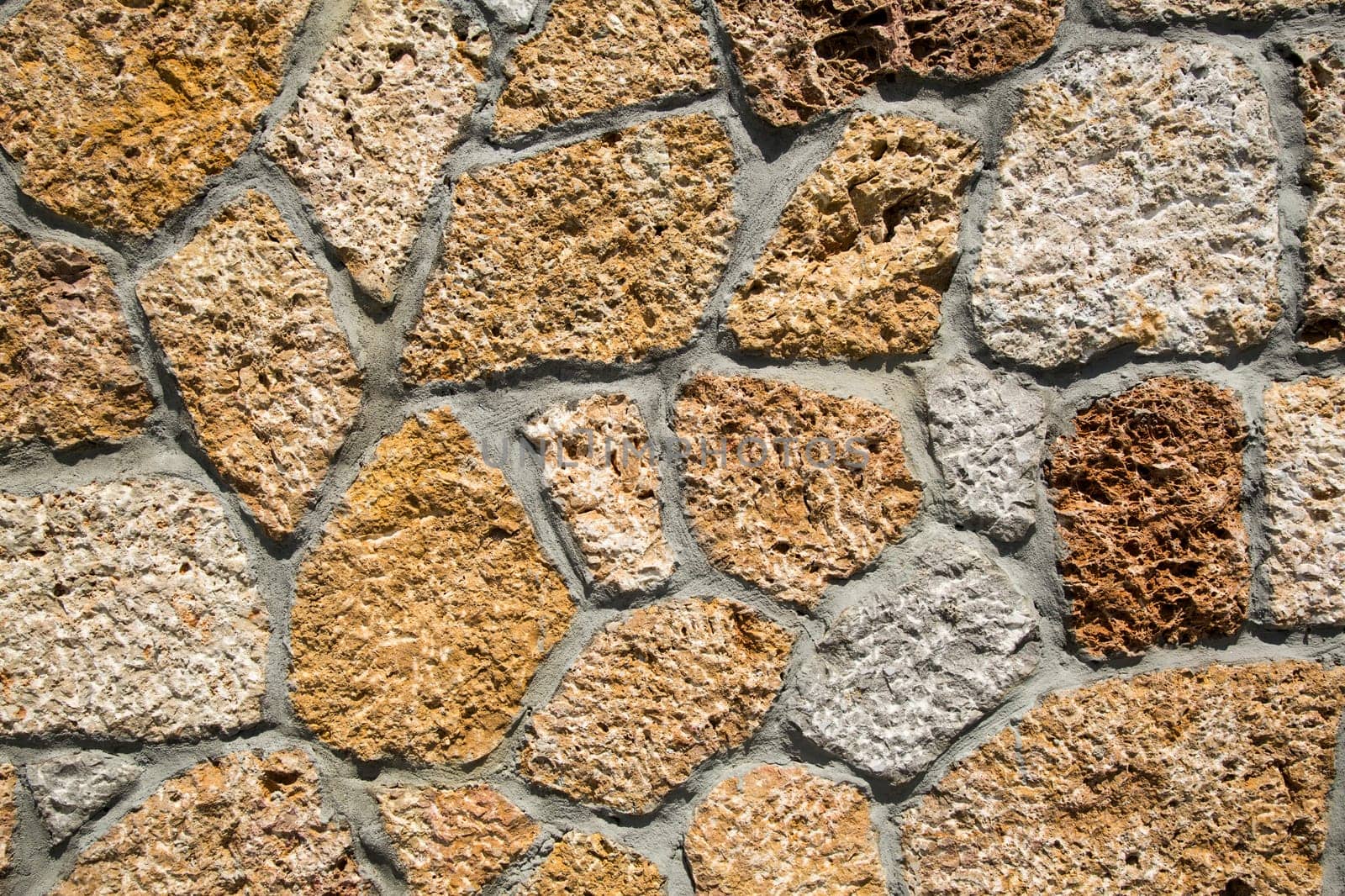 View of a detail of an ancient wall