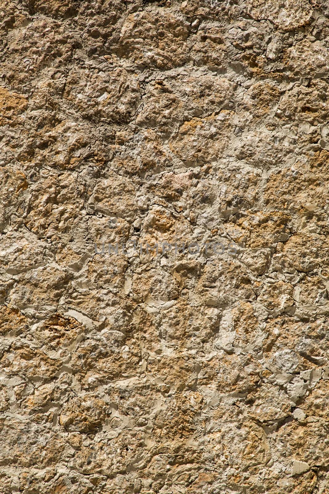 View of a detail of an ancient wall