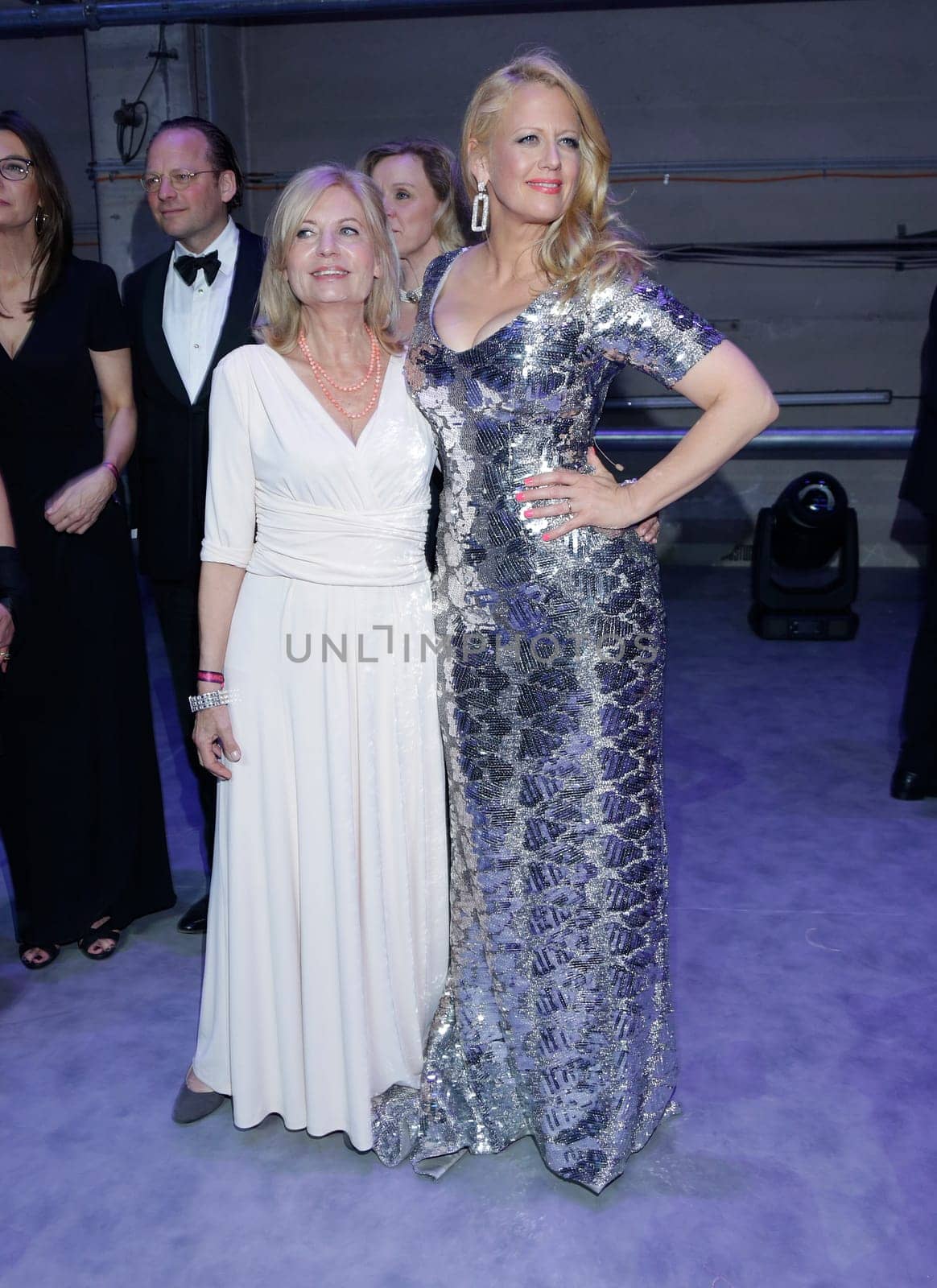 Sabine Postel with Barbara Schoeneberger, Duftstars 2015 at the old E-Kraftwerk Berlin on 08.05.2015