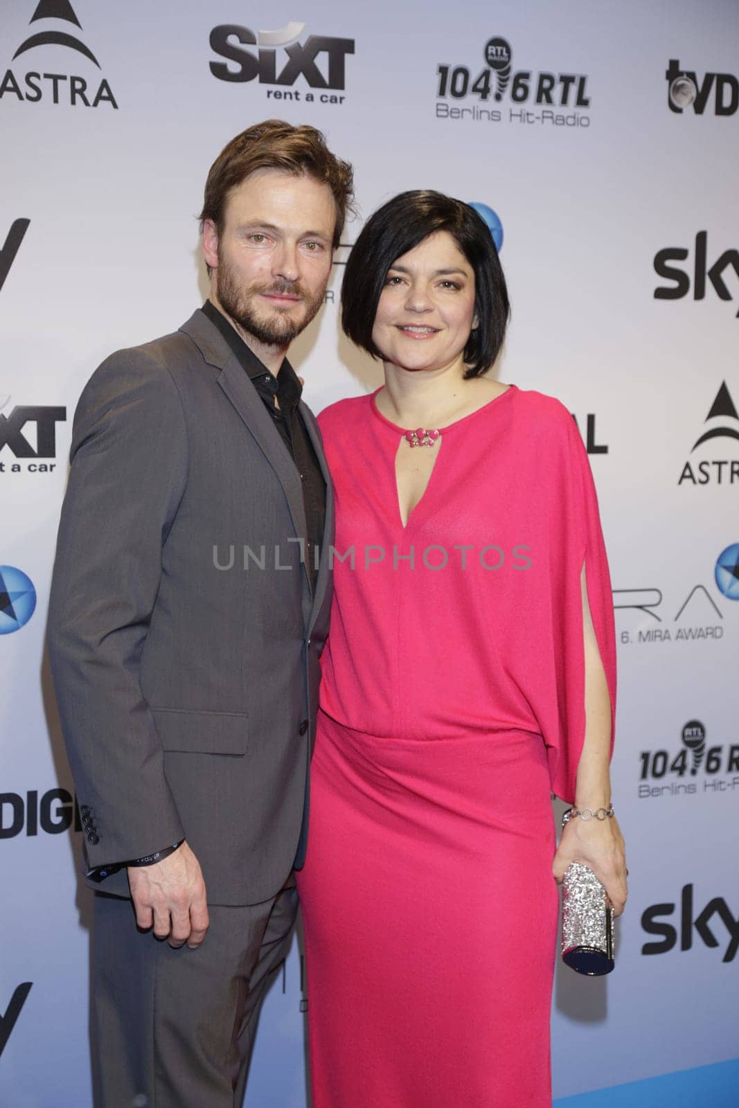 Andreas Pietschmann and Jasmin Tabatabai , Mira Award 2015 at the Berlin location The Station on 29.01.2015