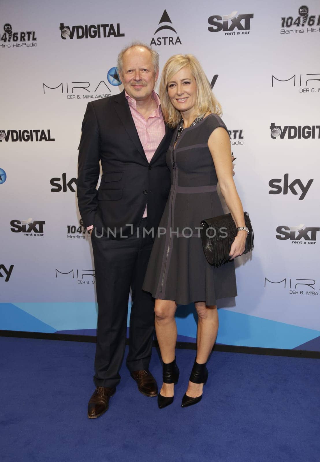 Axel Milberg with his wife Judith , Mira Award 2015 at the Berlin location The Station on 29.01.2015