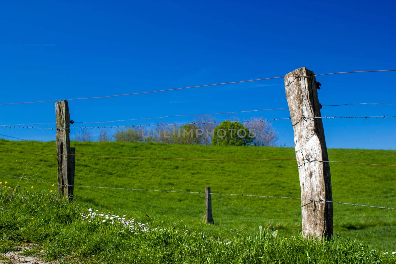 German countryside landscape, Lower Rhine Region, Germany