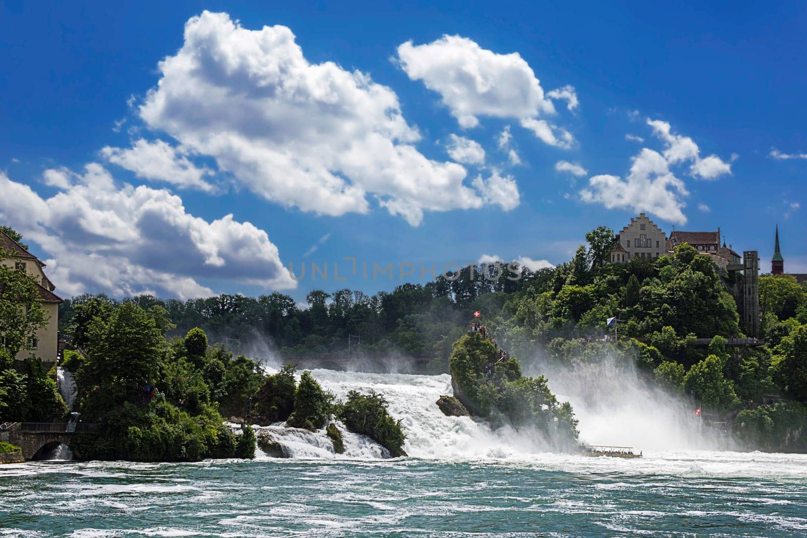 Rhine Falls with Laufen Castle