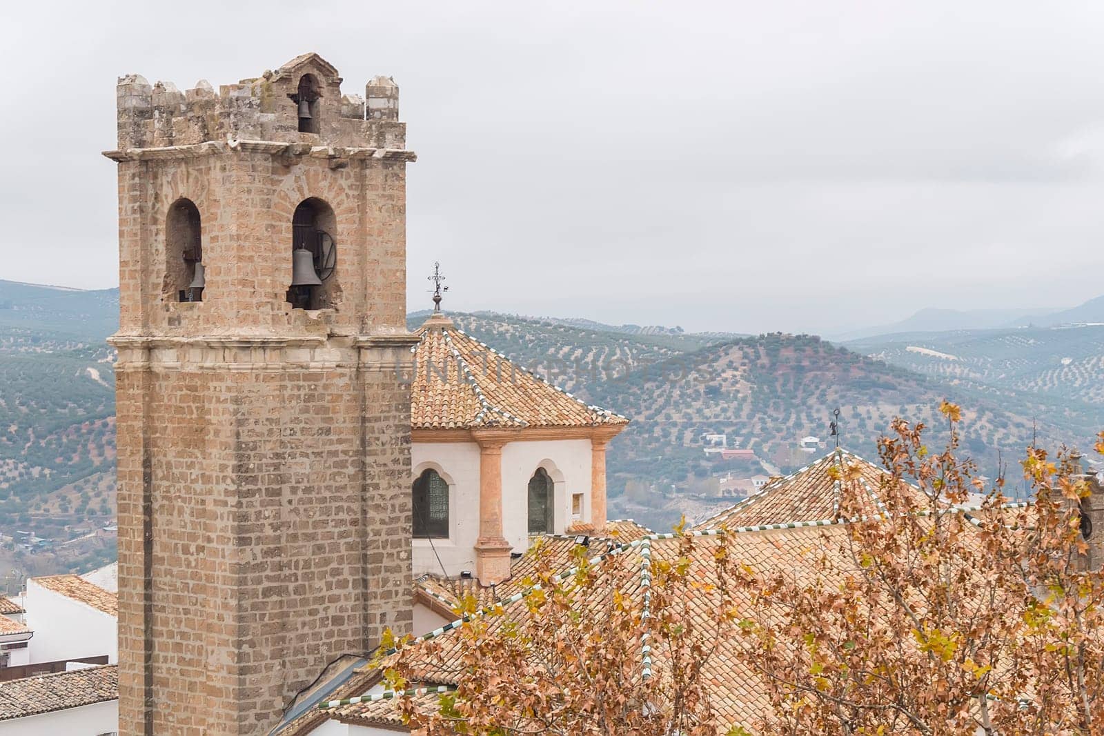 Priego de Cordoba, white village of Cordoba province in Spain.