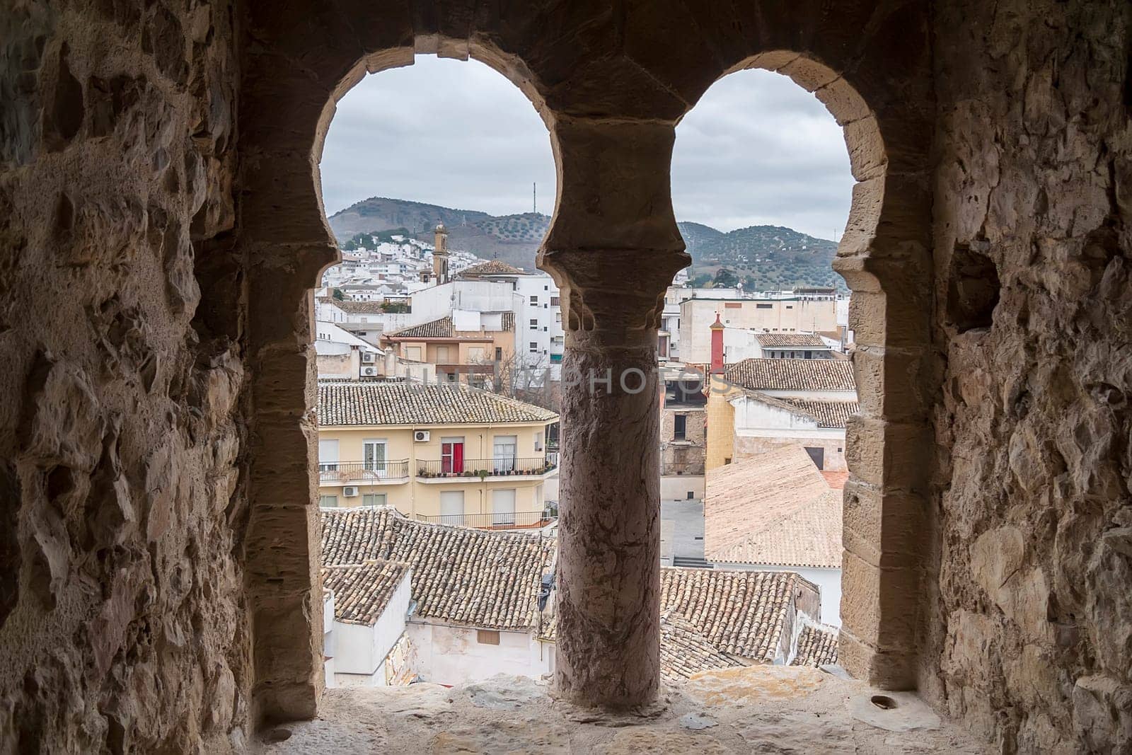 Priego de Cordoba, white village of Cordoba province in Spain.