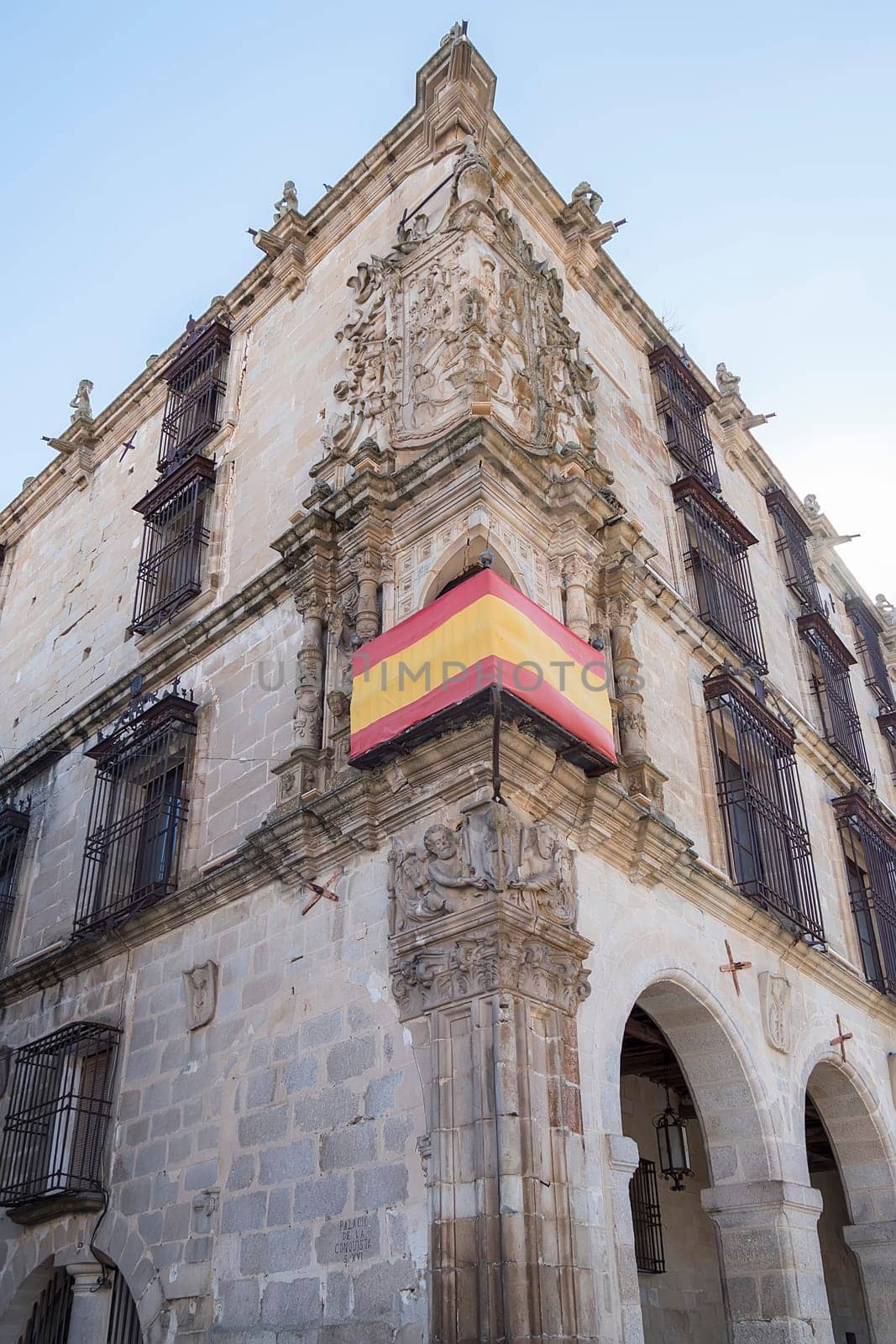 Orellanas-Pizarro palace in Trujillo (Caceres province, Spain).