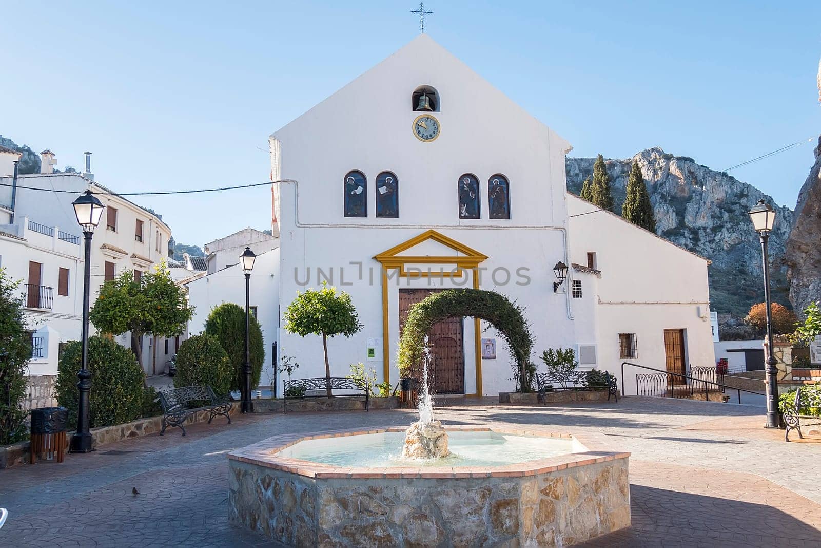 Zuheros, white village of the province of Cordoba in Spain.