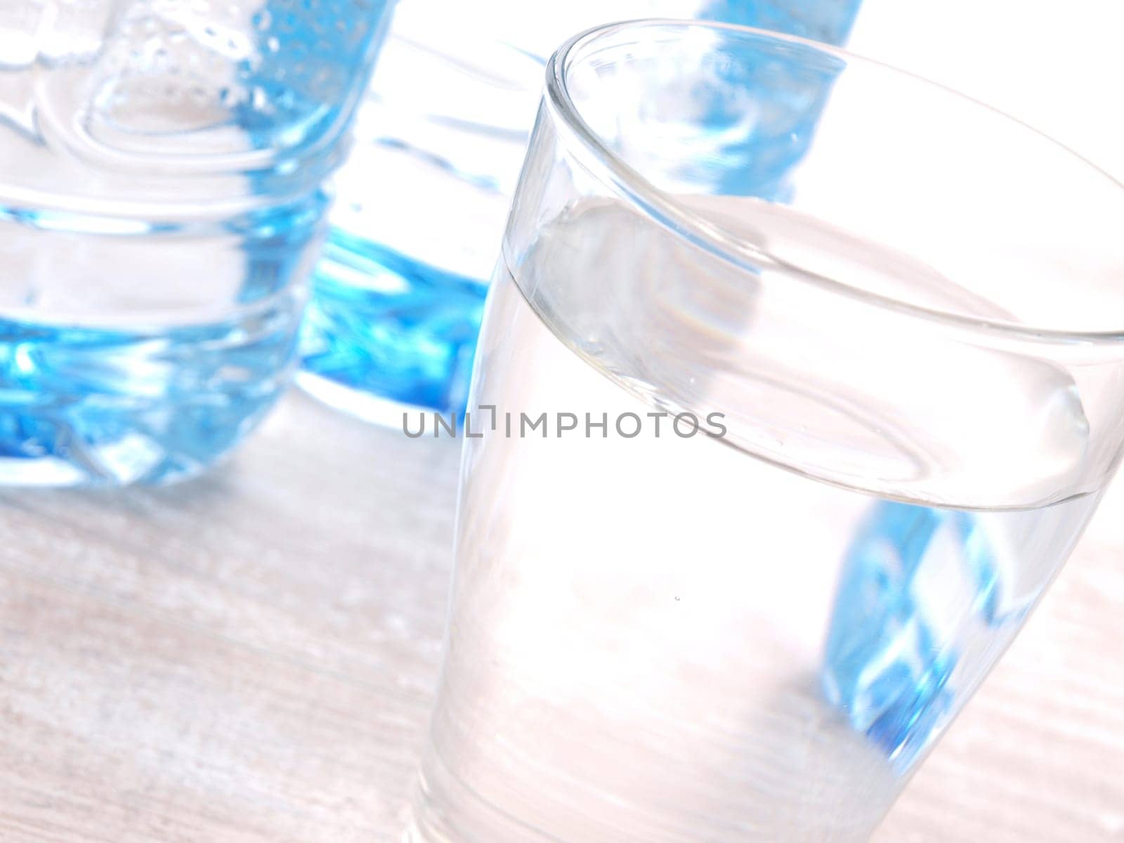 Close up of a glass of water