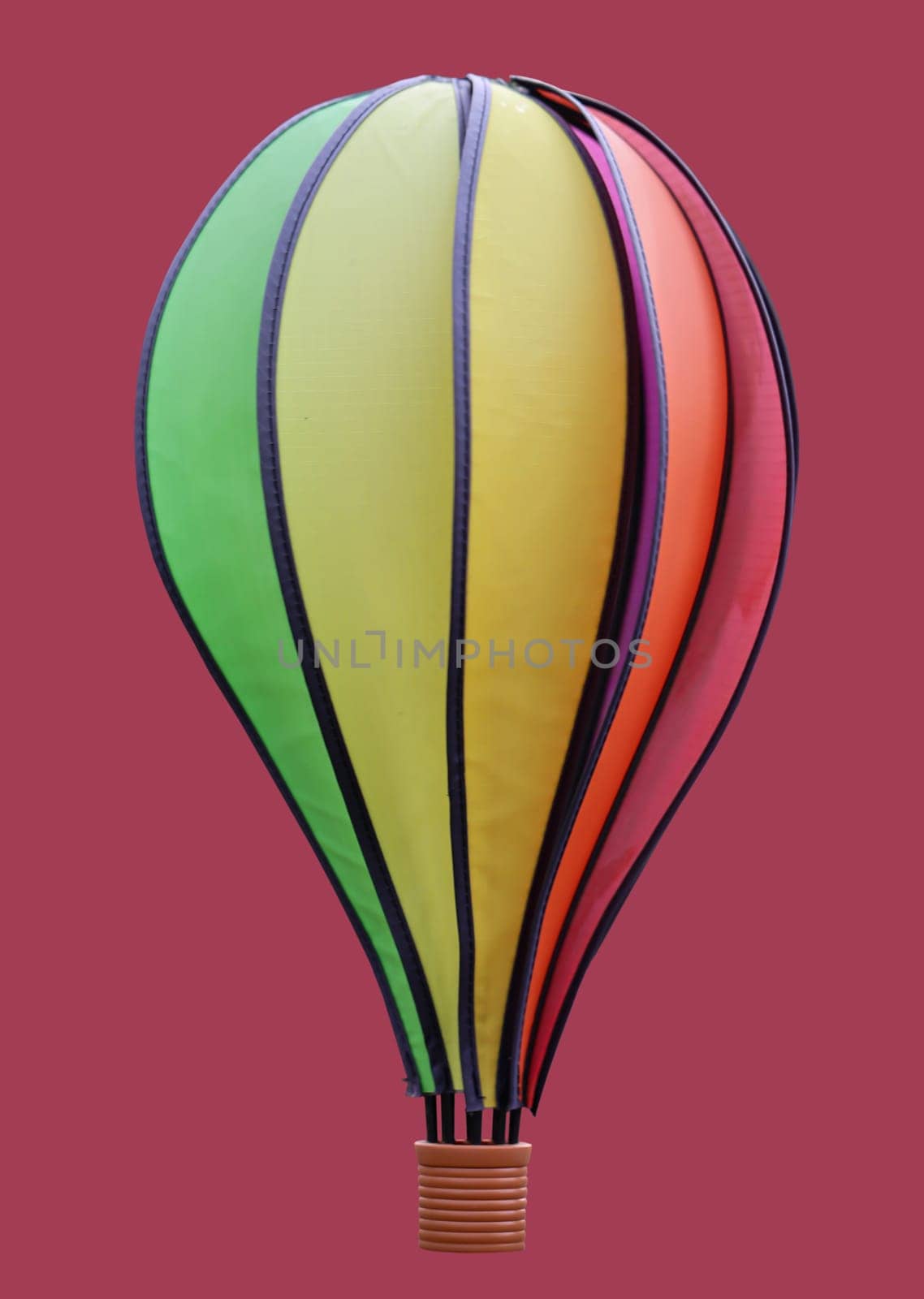 Wind chime, wind chime balloon, a balloon that can turn in the wind. A decorative element.