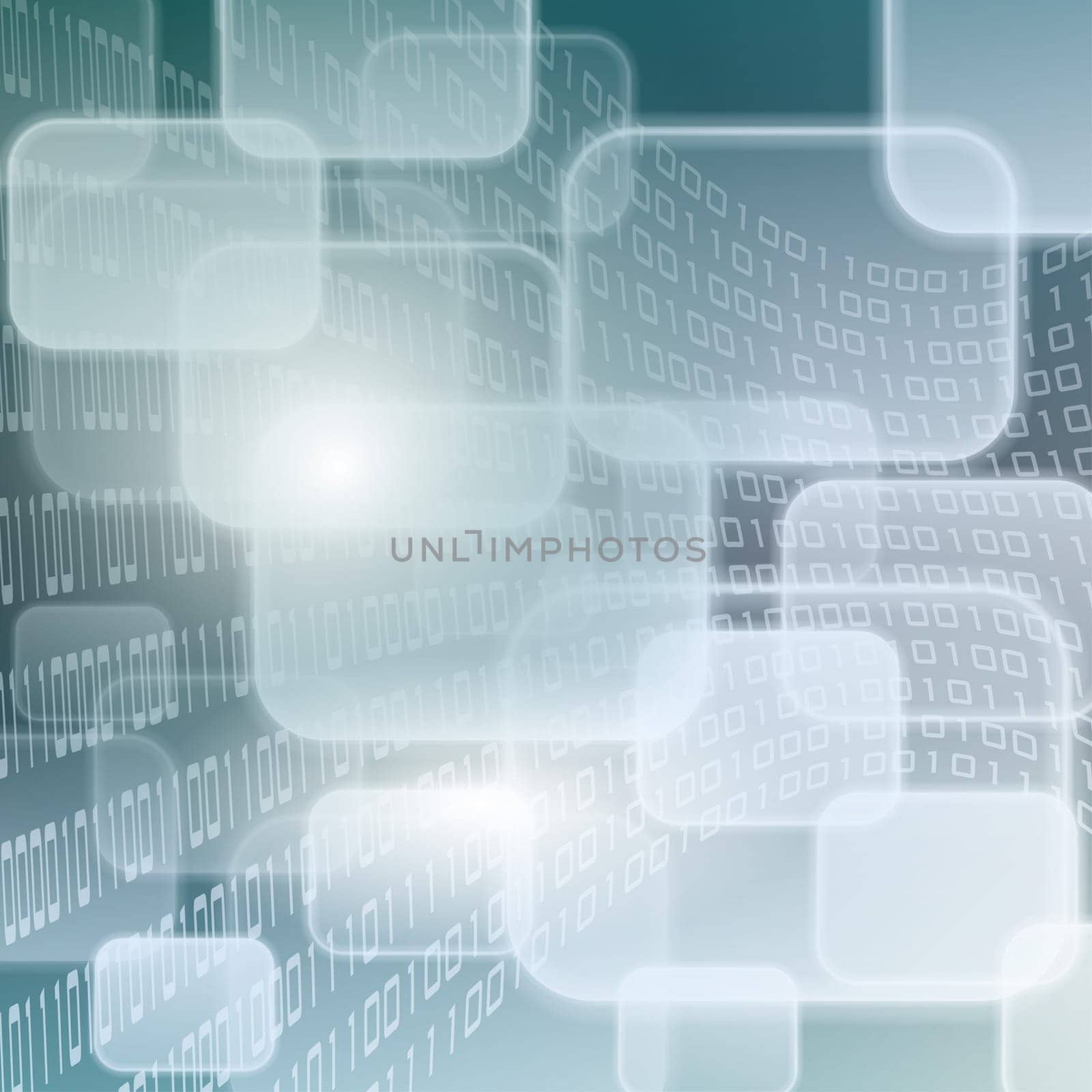 Abstract illustration background as a new technology.