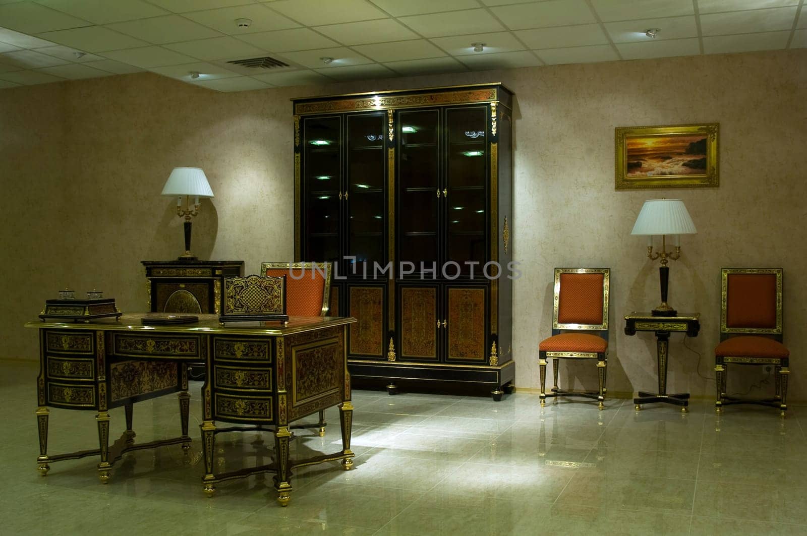 interior of a room in a hotel