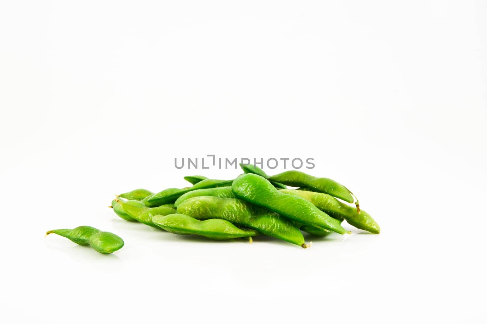 Soybean isolated on white background