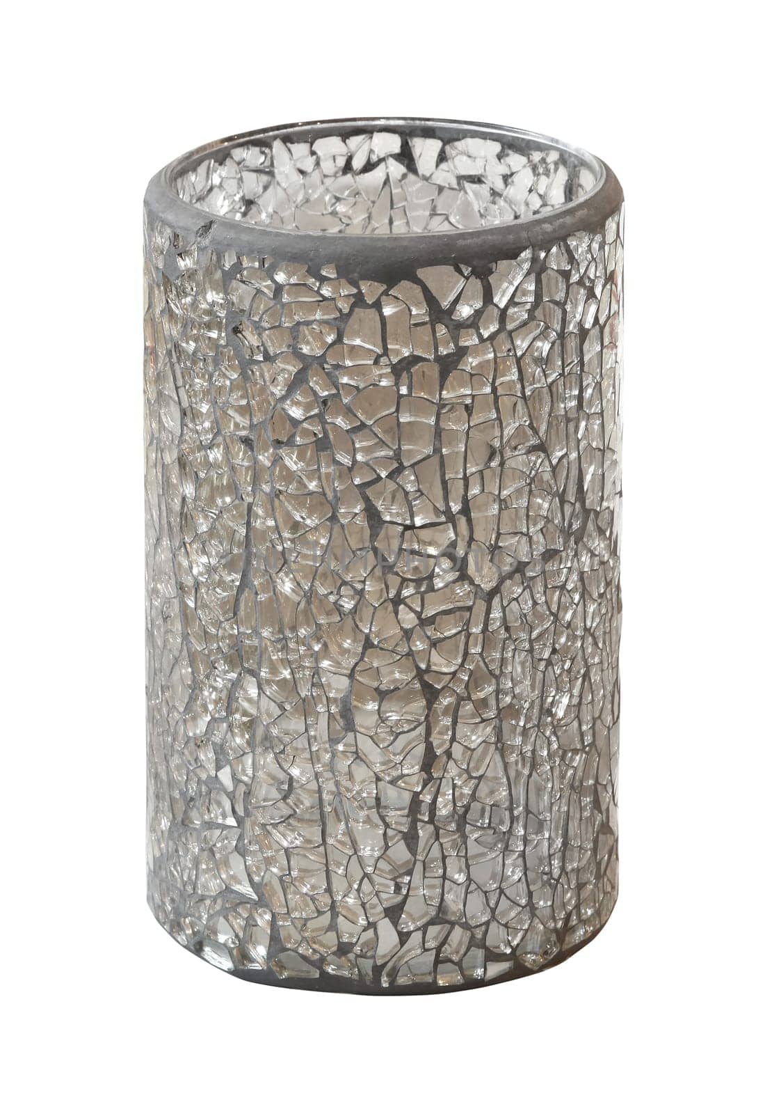 Sparkling vase isolated with clipping path included